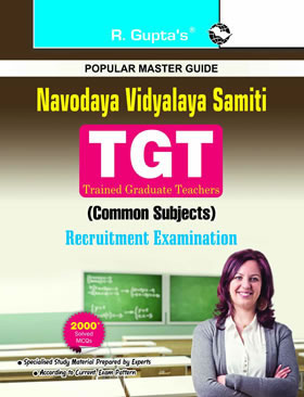 RGupta Ramesh Navodaya Vidyalaya Samiti: TGT (Common Subject) Recruitment Exam Guide English Medium